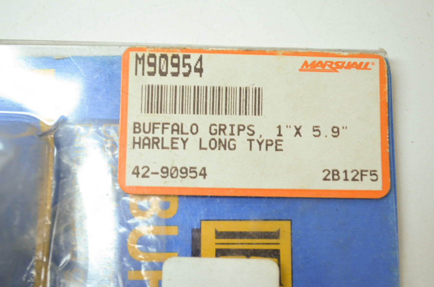 NEW Emgo Buffalo Grip Set Harley Long Tube 1' Bars 42-90954 NOS
