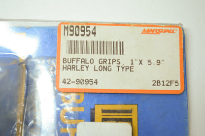 NEW Emgo Buffalo Grip Set Harley Long Tube 1' Bars 42-90954 NOS