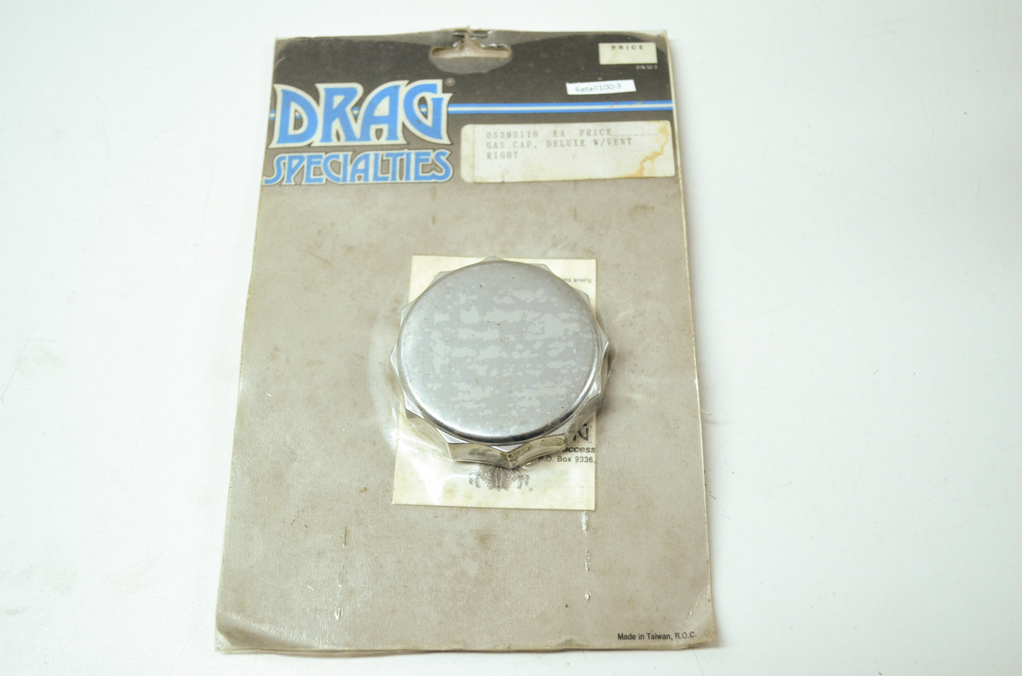 NEW Drag Specialties Deluxe Gas Cap With Vent DS-390118 NOS