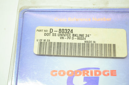 NEW Good Ridge Universal Brake Line 24' D-80324 NOS