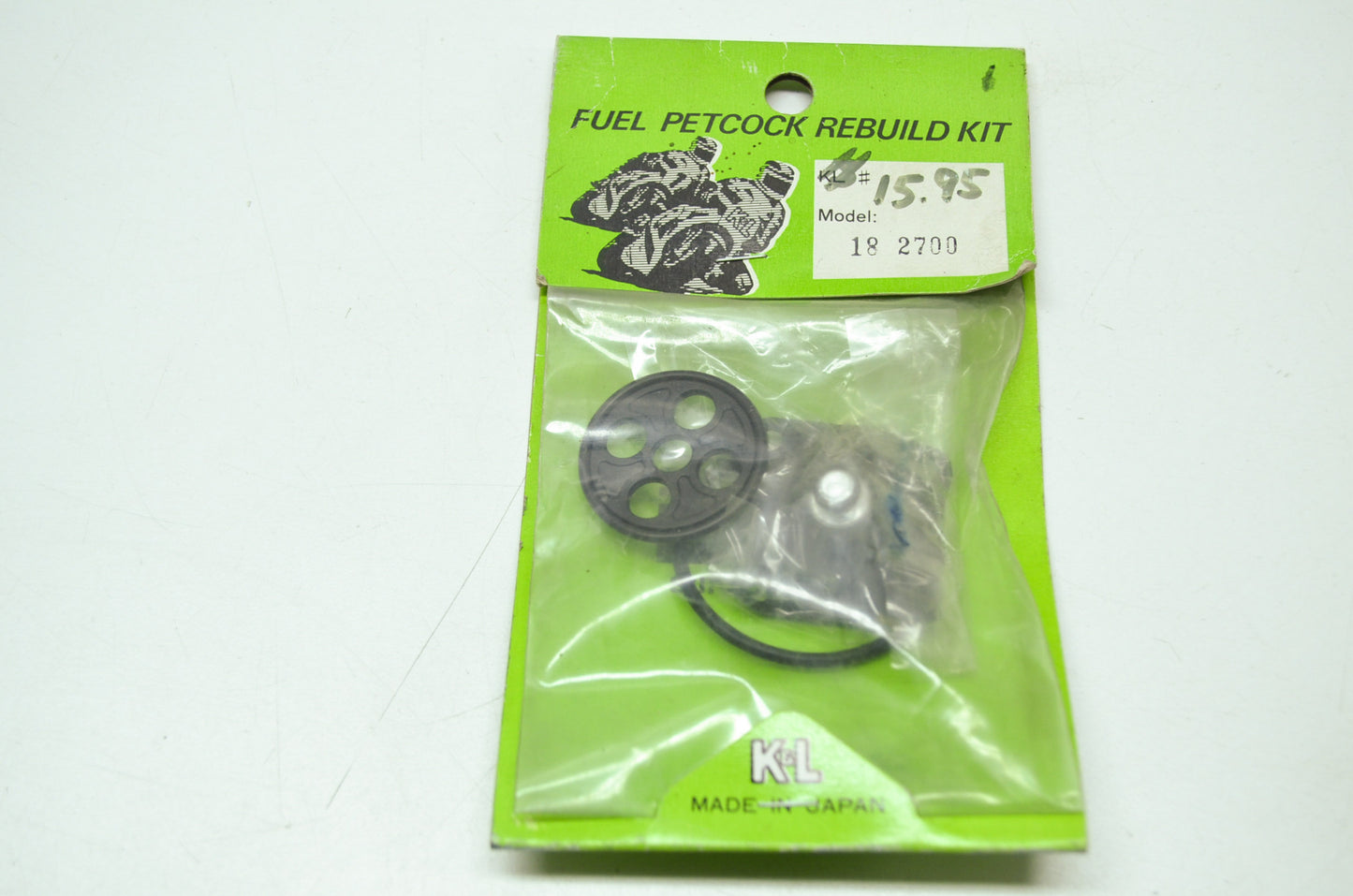 NEW K&L Fuel Petcock Rebuilt Kit 18-2700 NOS