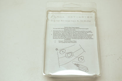 NEW Targa Front Signal Adapter Plates Kawasaki Ninja 07-451BK NOS
