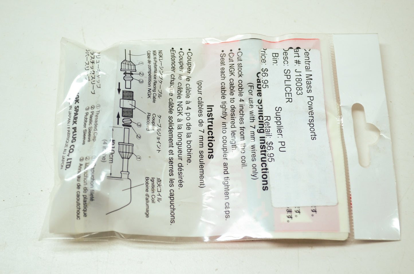 NEW NGK Spark Plug Splicer Wire Repair Connector Extend J18083 NOS
