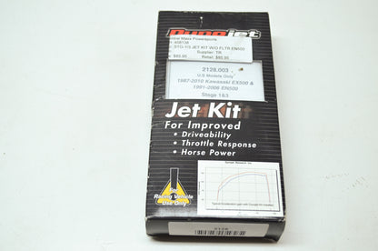 NEW Dyno Jet Jet Kit 87-10 Kawasaki EX500 EN500 408138 NOS