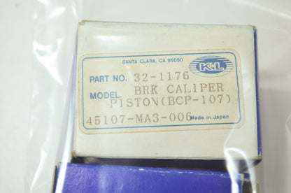 NEW K&L Brake Caliper Piston CB750 VF1100 Magna CB900 CBX1000 45107-MA3-006 NOS