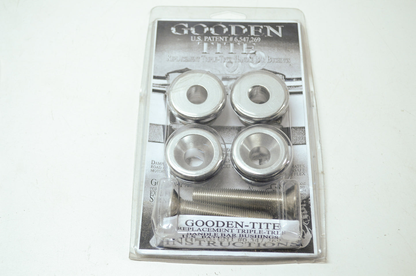 NEW Gooden Riser Handlebar Bushings W/1/2'x20 GT-FH2, 0604-0004 NOS