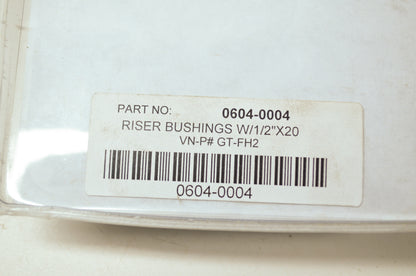 NEW Gooden Riser Handlebar Bushings W/1/2'x20 GT-FH2, 0604-0004 NOS