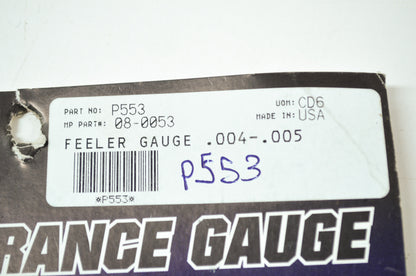 NEW Motion Pro Feeler Gauge .004-.005 P553 NOS