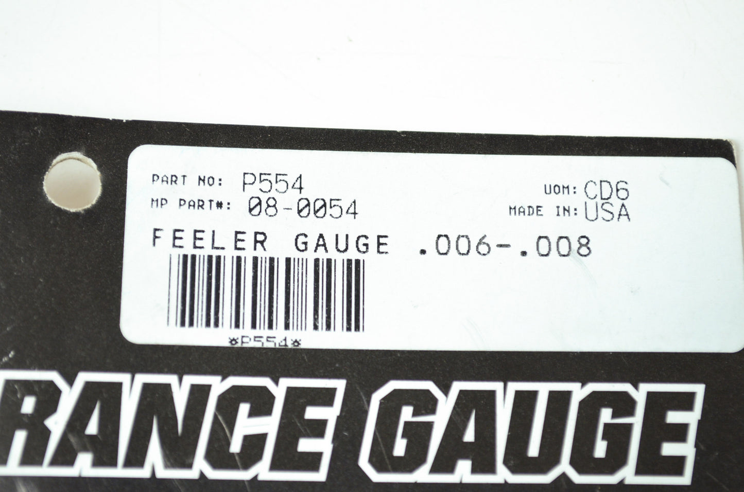 NEW Motion Pro Feeler Gauge .006-.008 P554 NOS