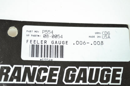 NEW Motion Pro Feeler Gauge .006-.008 P554 NOS