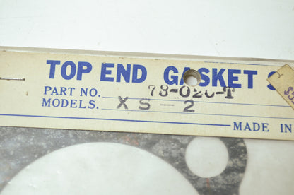 NEW Yamaha Top End Gasket Set XS2 73-020-T NOS