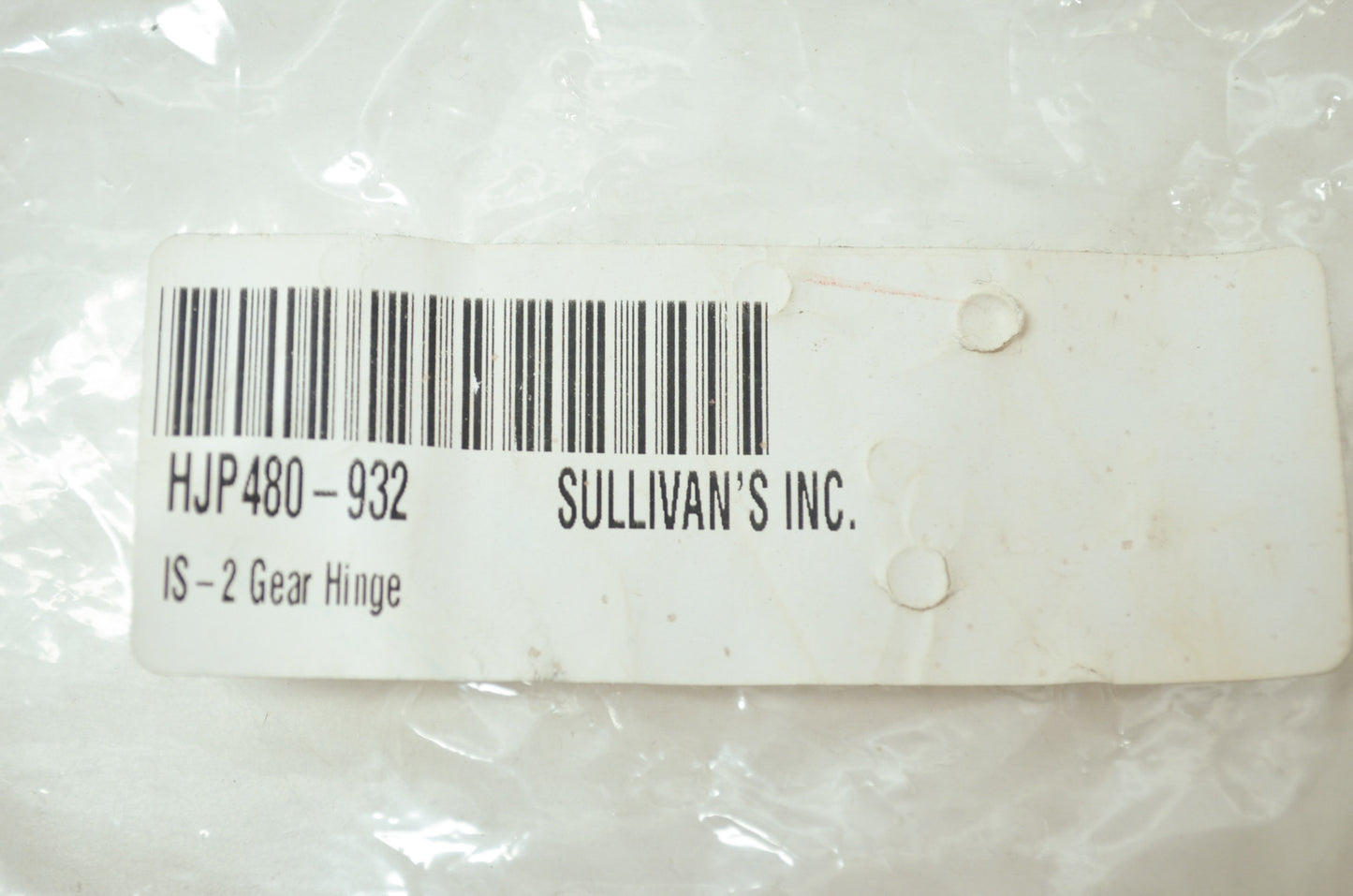 NEW Sullivan Brothers IS-2 Gear Hinge HJP480-932 NOS