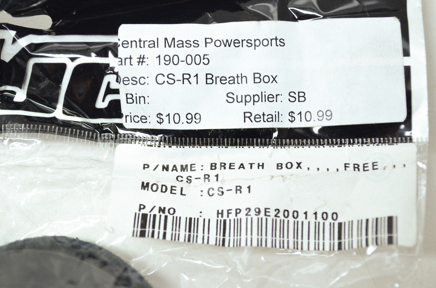 NEW HJC CS-R1 Breath Box HFP29E2001100 NOS