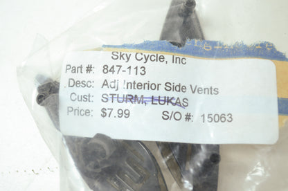 NEW HJC Interior Side Vents Adjuster SP MAX Series 847-113 NOS