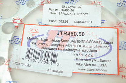 NEW JT Sprockets 50T Kawasaki KX125 KX250 KX450F KLX300 JTR460.50 NOS