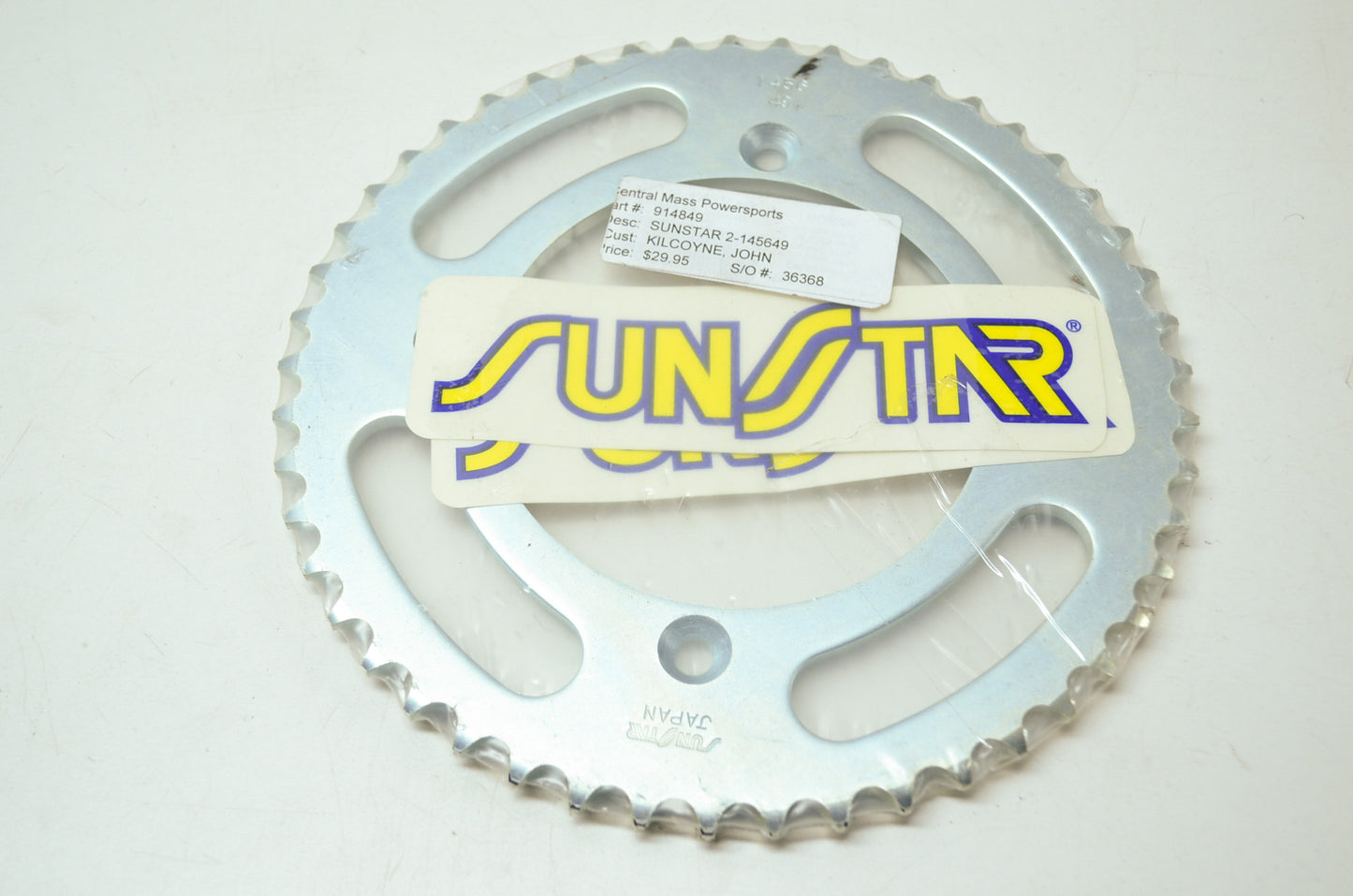 NEW Sunstar Sprocket 49T 2007-2009 Honda CRF150R Expert 145649 NOS