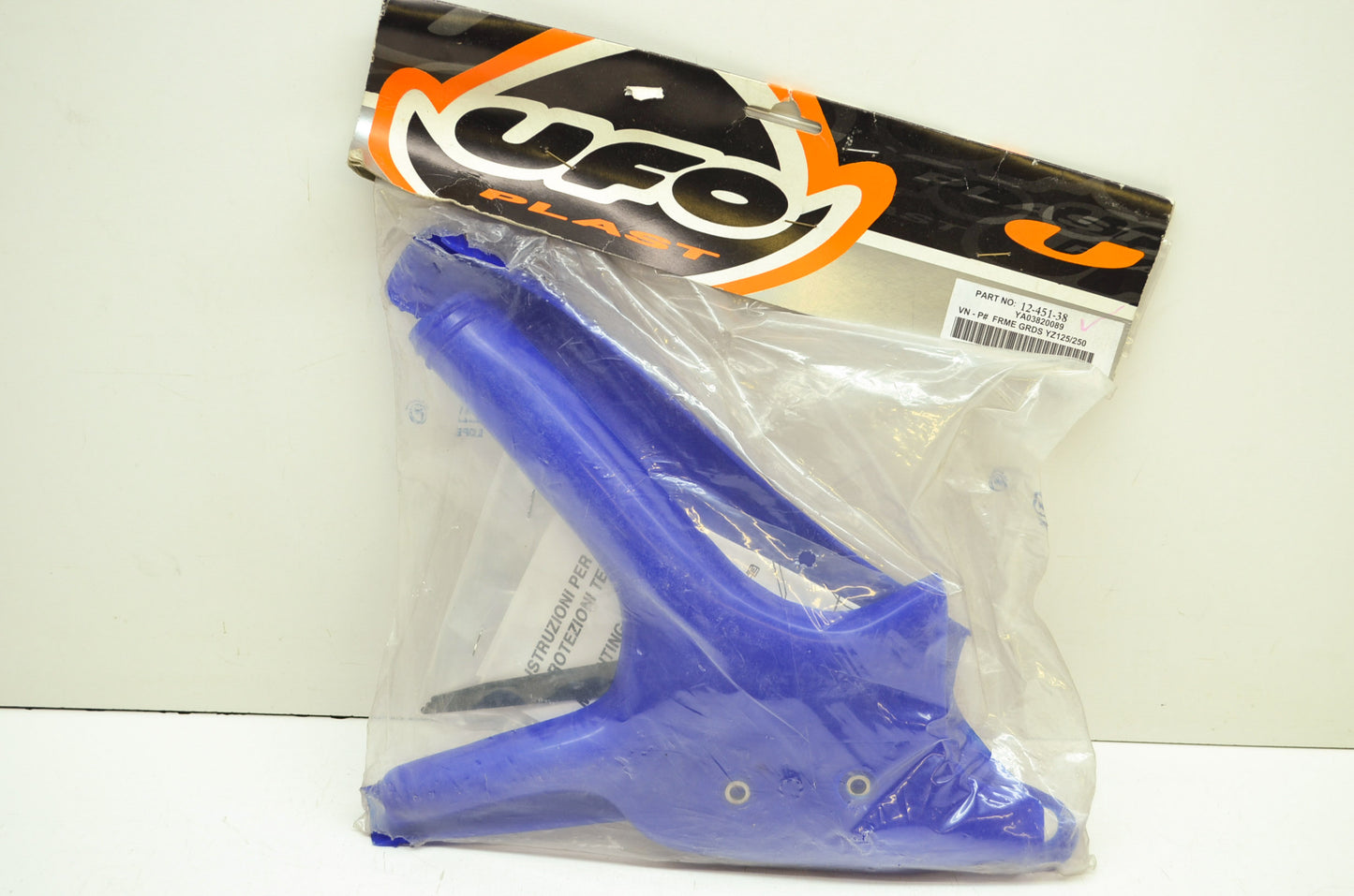 NEW UFO Frame Guards Yamaha YZ125 YZ250 12-451-38 NOS