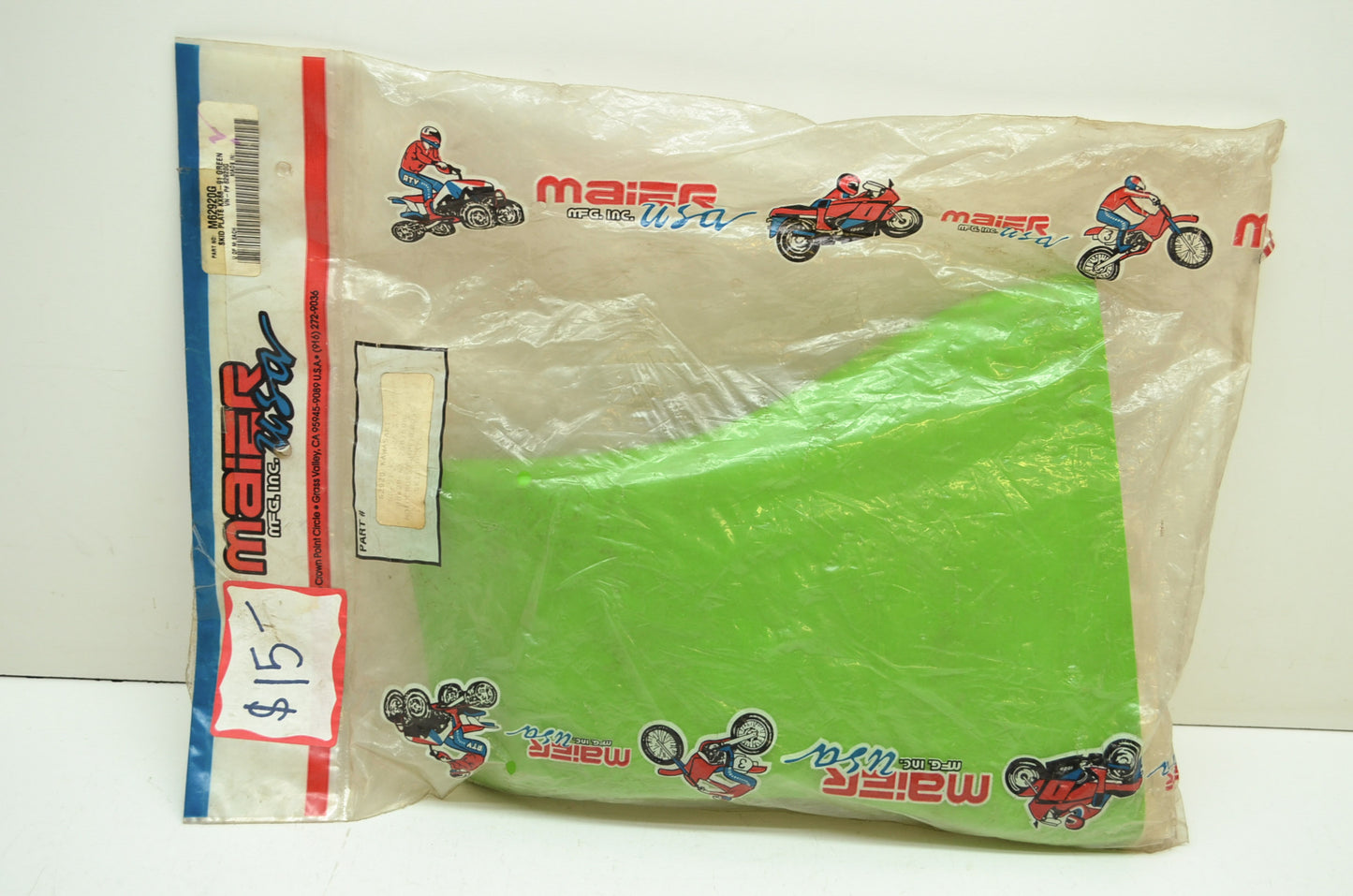 NEW Maier USA Skid Plate Green 88-91 KX125 KX250 M62920G NOS