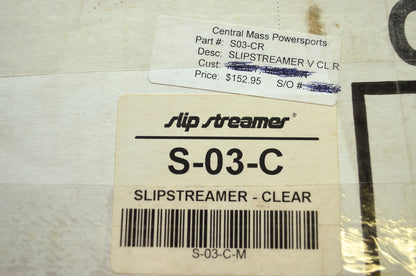NEW SlipStreamer Clear Windshield & Mounting Hardware S-03-C-M NOS
