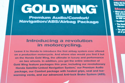 NEW OEM Honda 2006 Gold Wing Hang Tags NOS