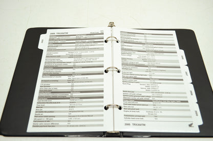 NEW OEM Honda ATV Spec Manual 2005-2009 NOS
