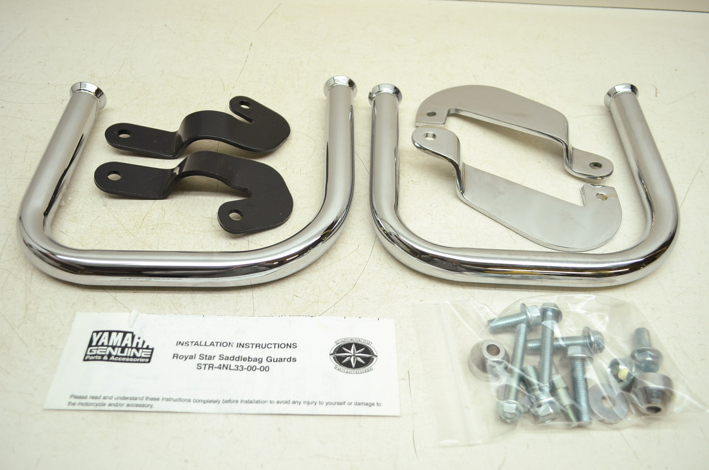 OEM Yamaha STR-4NL33-00-00 Saddlebag Guards NOS