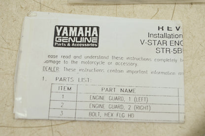 NEW OEM Yamaha V-Star Engine Guards V Star 650 STR-5BN31-00 NOS