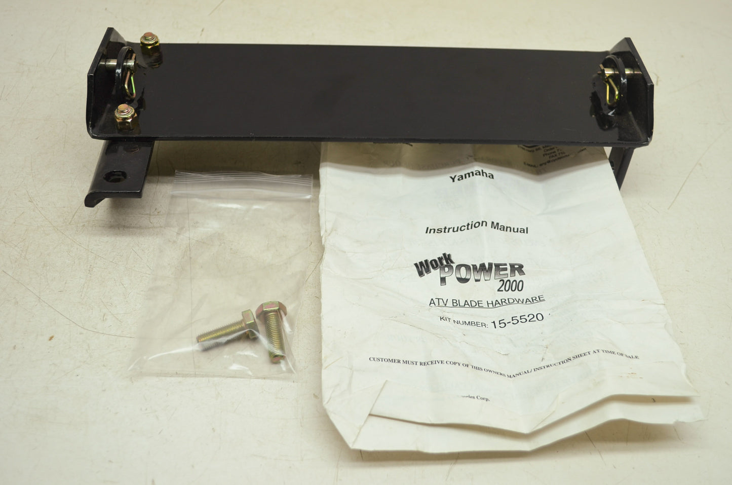 Cycle Country 15-5520 Cycle Country ATV Blade Hardware Kit NOS