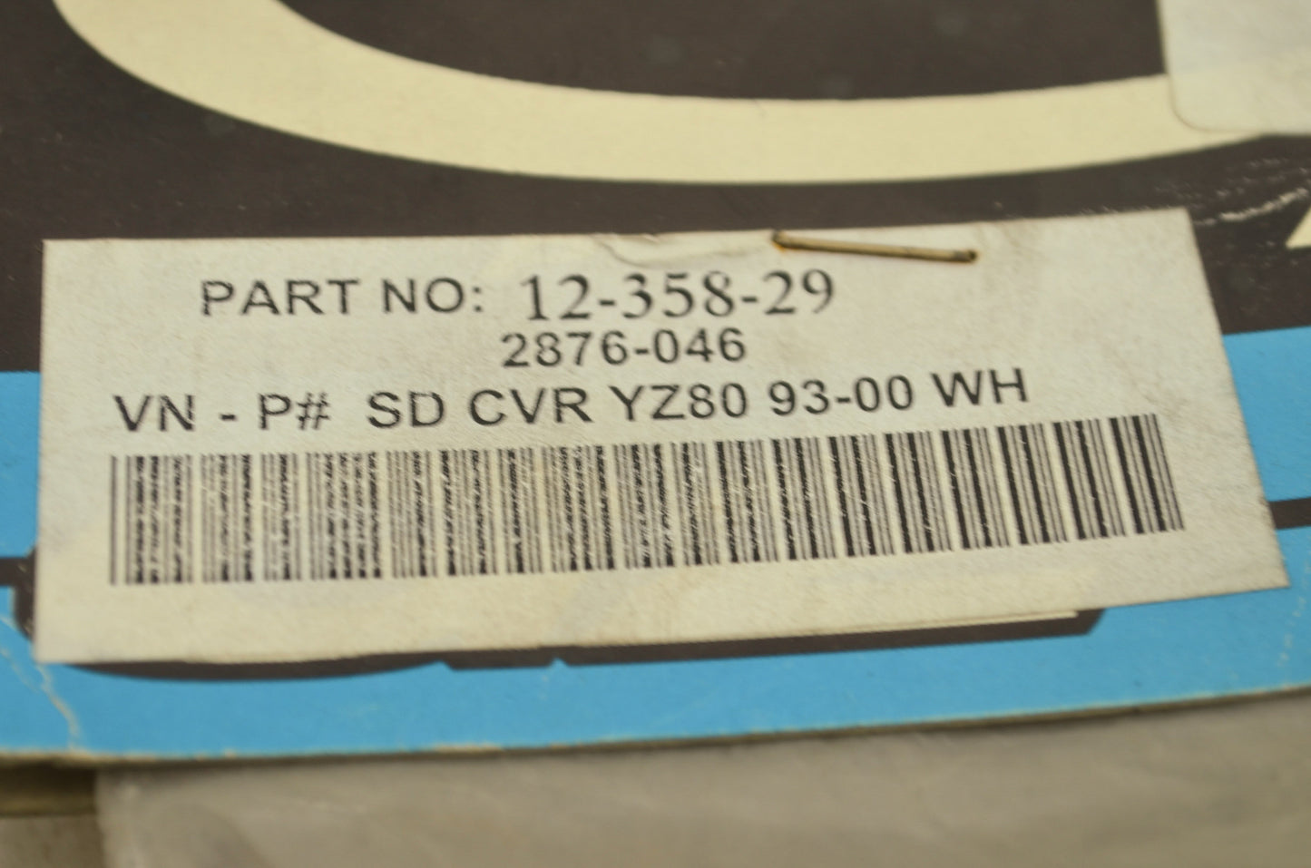 NEW UFO Side Cover 93-00 YZ80 12-358-29 NOS
