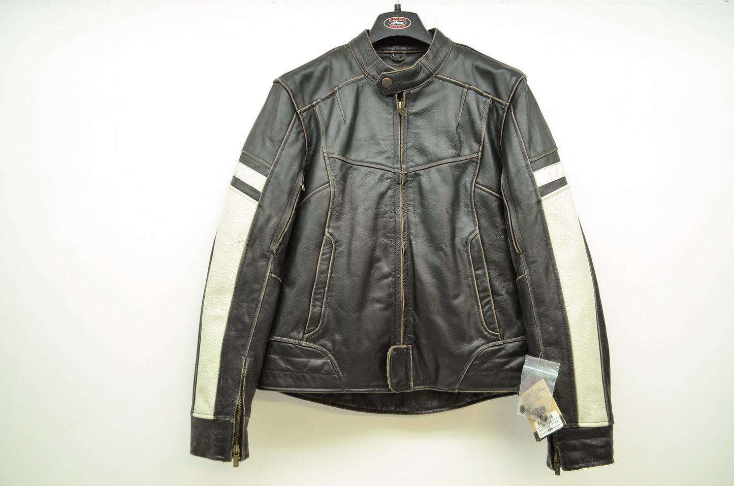 NEW River Road Apparel Dame Vintage Black Motorcycle Jacket Small 94854 NOS