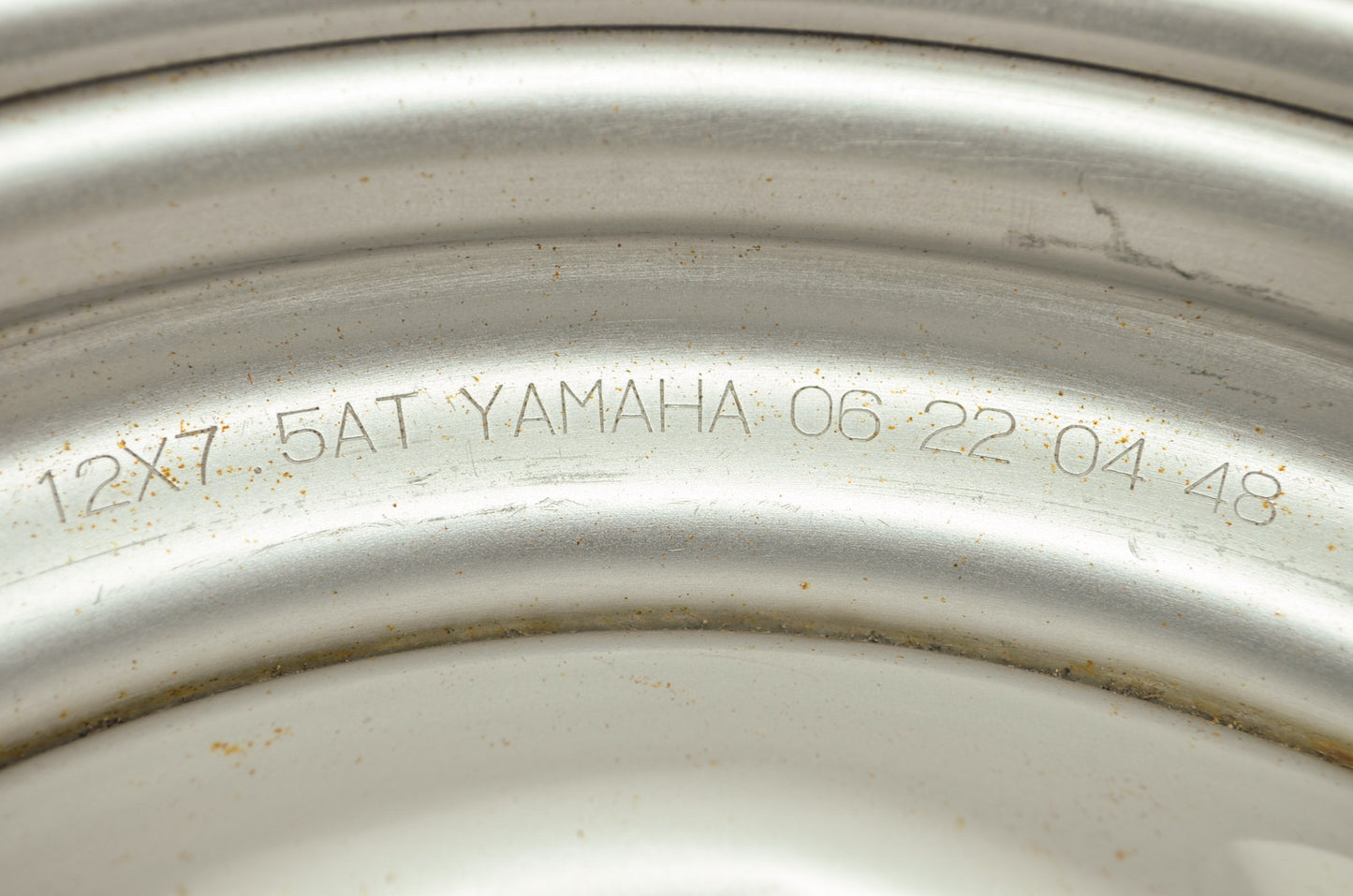NEW OEM Yamaha Wheels Rims Set 12x7.5AT 06-21-04-48 NOS