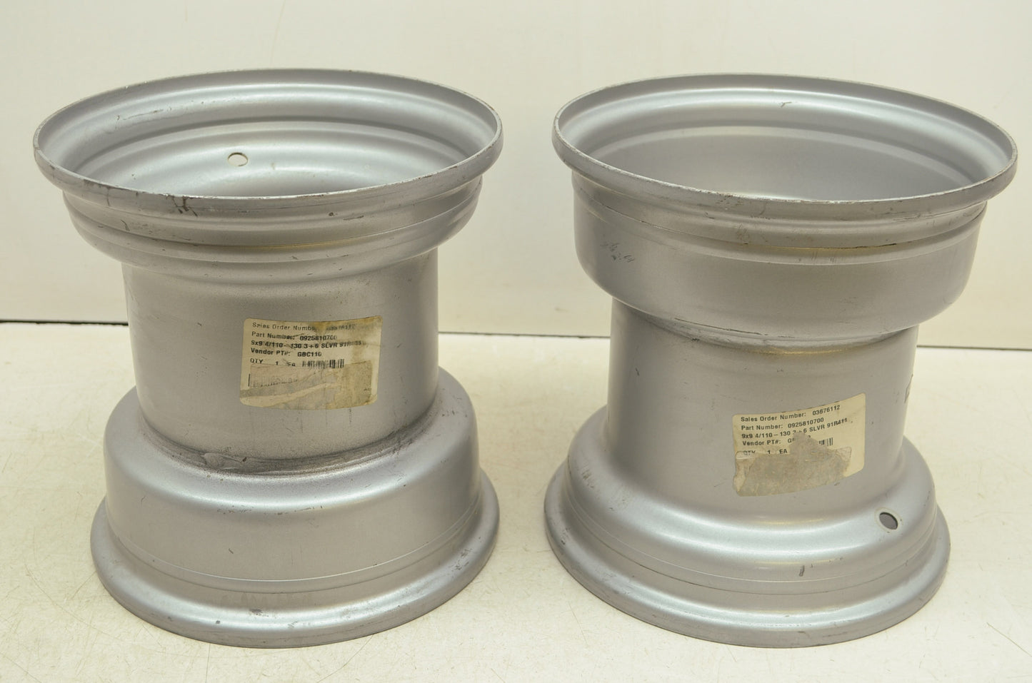 NEW ITP Rims 9x9 4/110-130 3+6 Silver 91R411 925810700 NOS