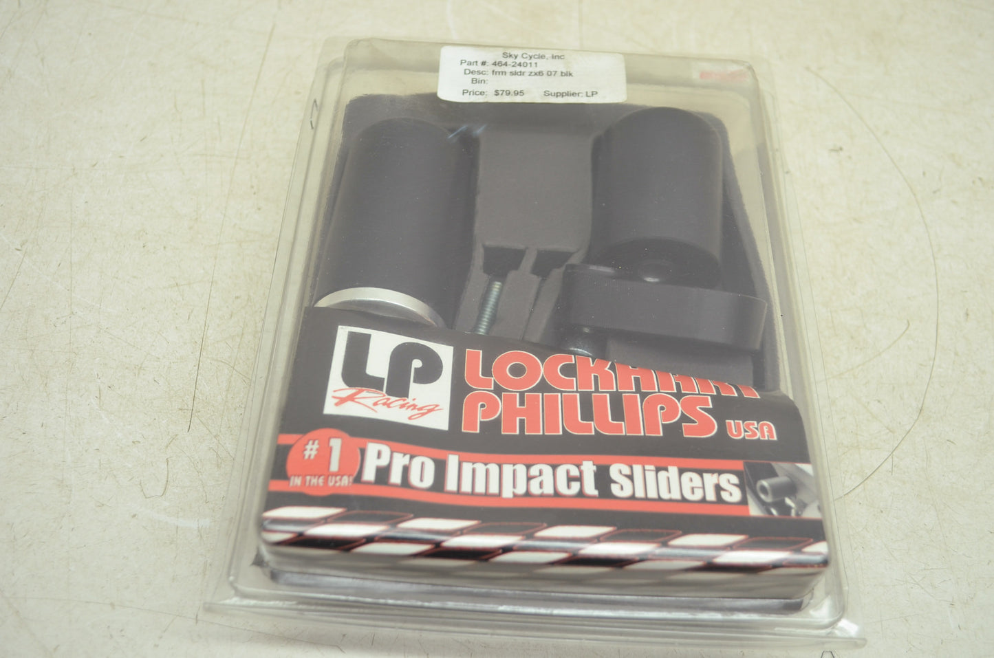 NEW Lockhart Phillips USA Pro Impact Sliders 07-08 Ninja ZX6R 464-24011 NOS