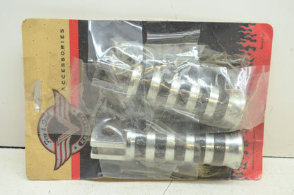 NEW OEM Kawasaki Vulcan Driver Foot Pegs Chromed Billet K53020-131 NOS