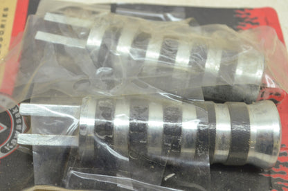 NEW OEM Kawasaki Vulcan Driver Foot Pegs Chromed Billet K53020-131 NOS