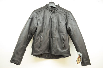River Road 91550 Black Race Motorcycle Jacket XL NOS