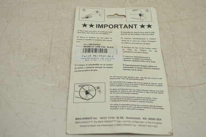 NEW Mag Knight Magnetic Tank Pad Black MK-TRAP-BLK NOS