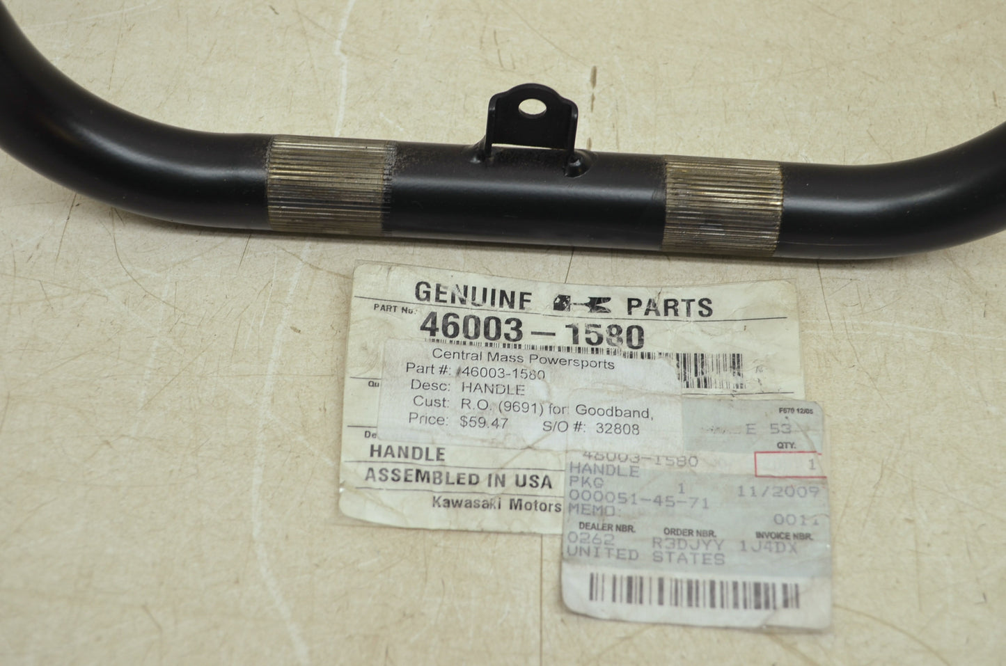 OEM Kawasaki 46003-1580 Handle NOS