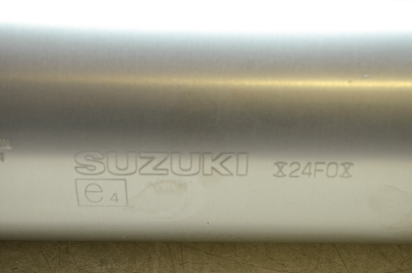 OEM Suzuki 99-07 GSXR1300 Right Stock Muffler Midpipe Exhaust 14310-24F00-H01, 1