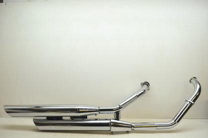 OEM Suzuki 01-04 VL800 VZ800 Stock Exhaust Muffler Head Pipes 14310-41F12-H01