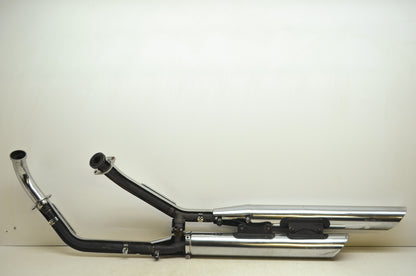 OEM Suzuki 01-04 VL800 VZ800 Stock Exhaust Muffler Head Pipes 14310-41F12-H01