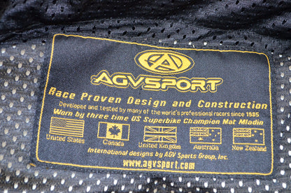 NEW AGV Sport Suzuki GSXR Leather Motorcycle Jacket Size 42 NOS