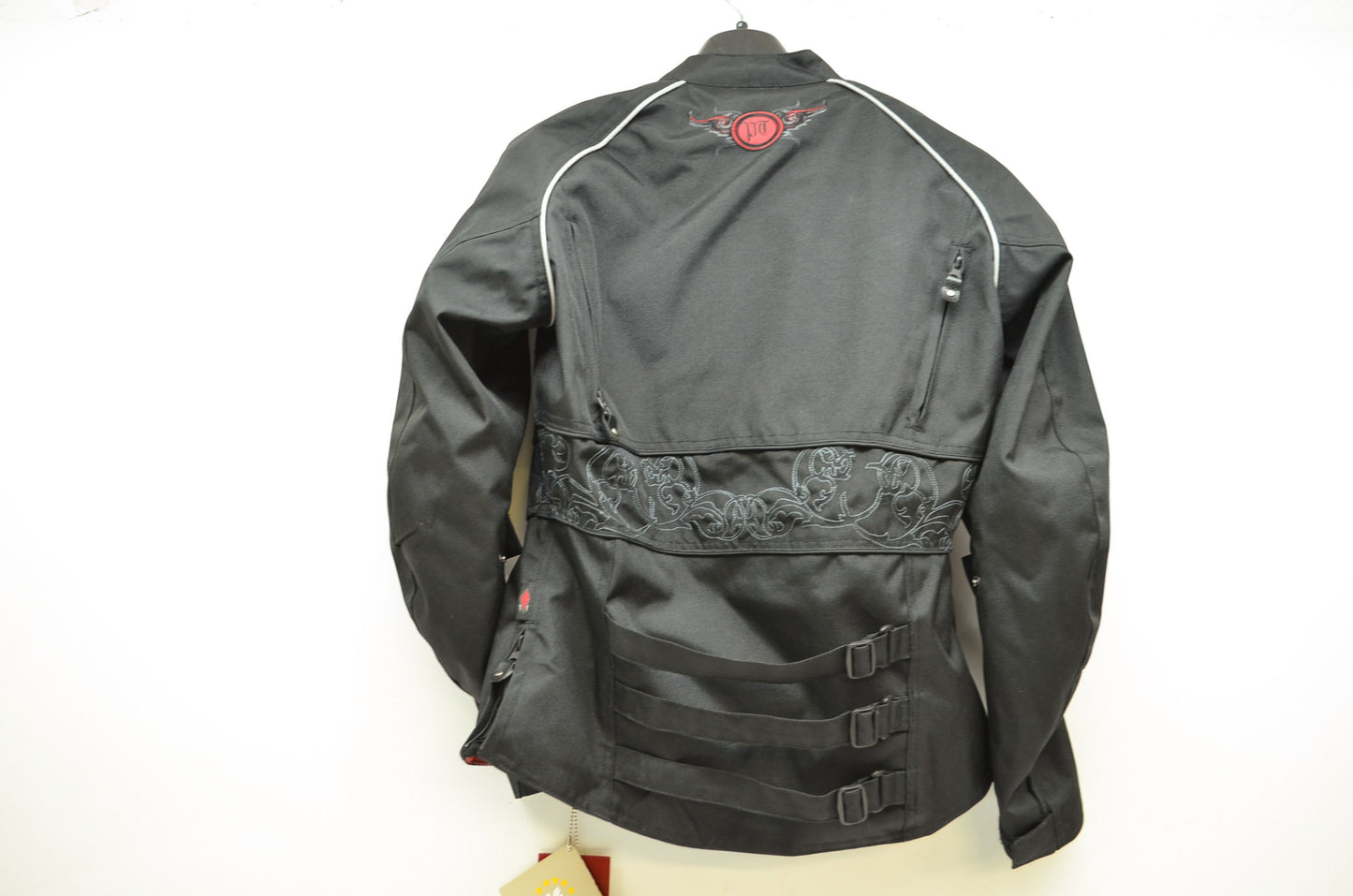 NEW Power Trip Black Jet Black 2 Motorcycle Jacket Large 9041-1001 NOS