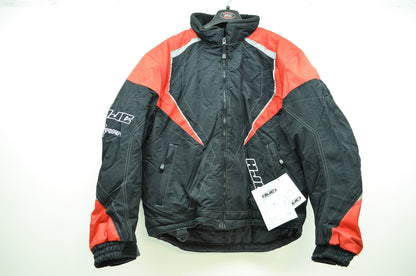 NEW HJC Black & Red Storm Motorcycle Jacket Mens Medium 1002-013 NOS