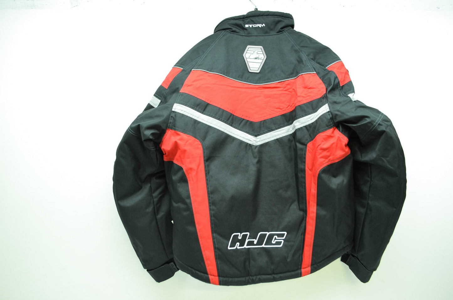 NEW HJC Black & Red Storm Motorcycle Jacket Mens Large 902-014 NOS