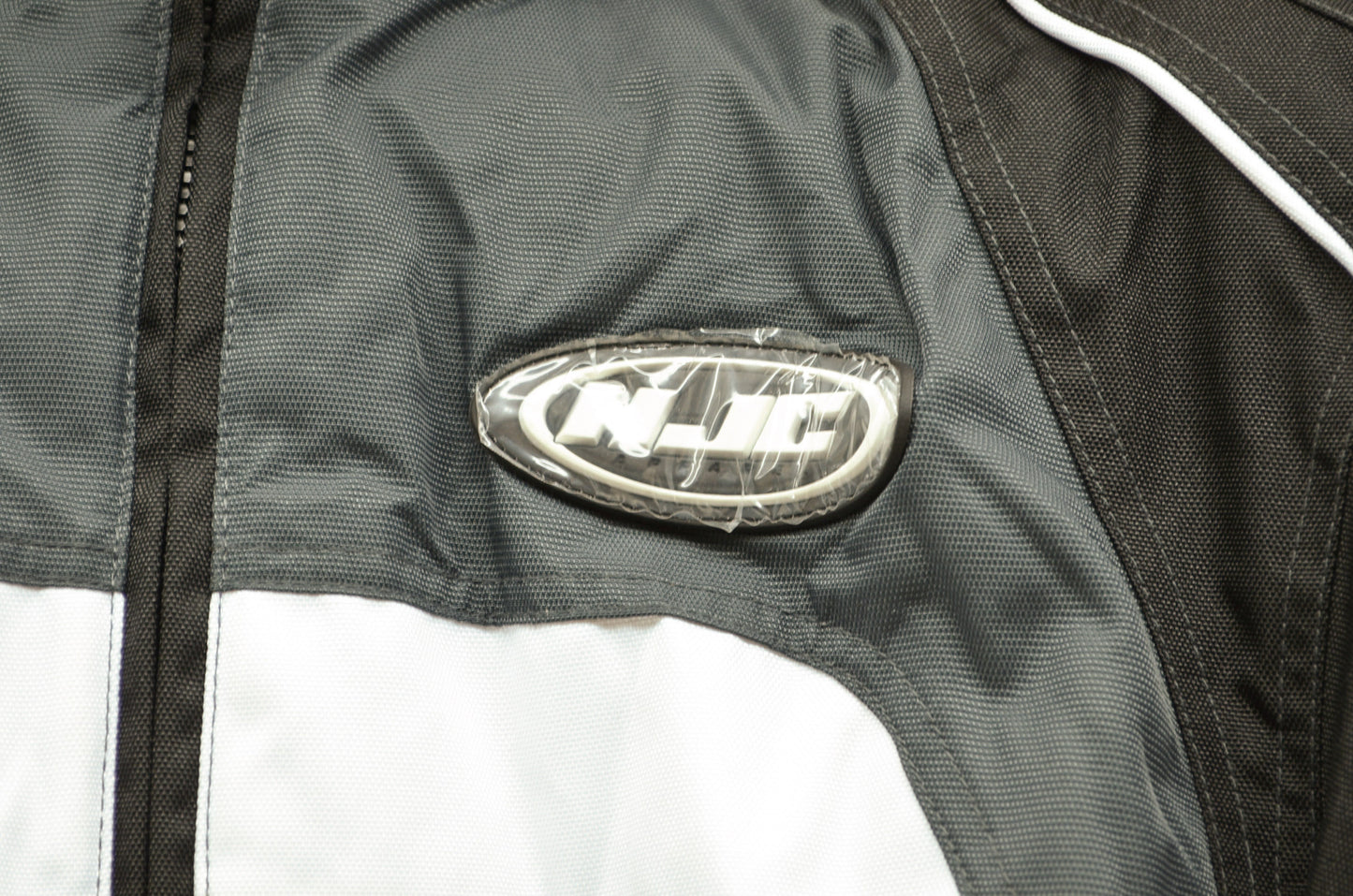 NEW HJC Black & Grey Storm Motorcycle Jacket Medium 930-053 NOS