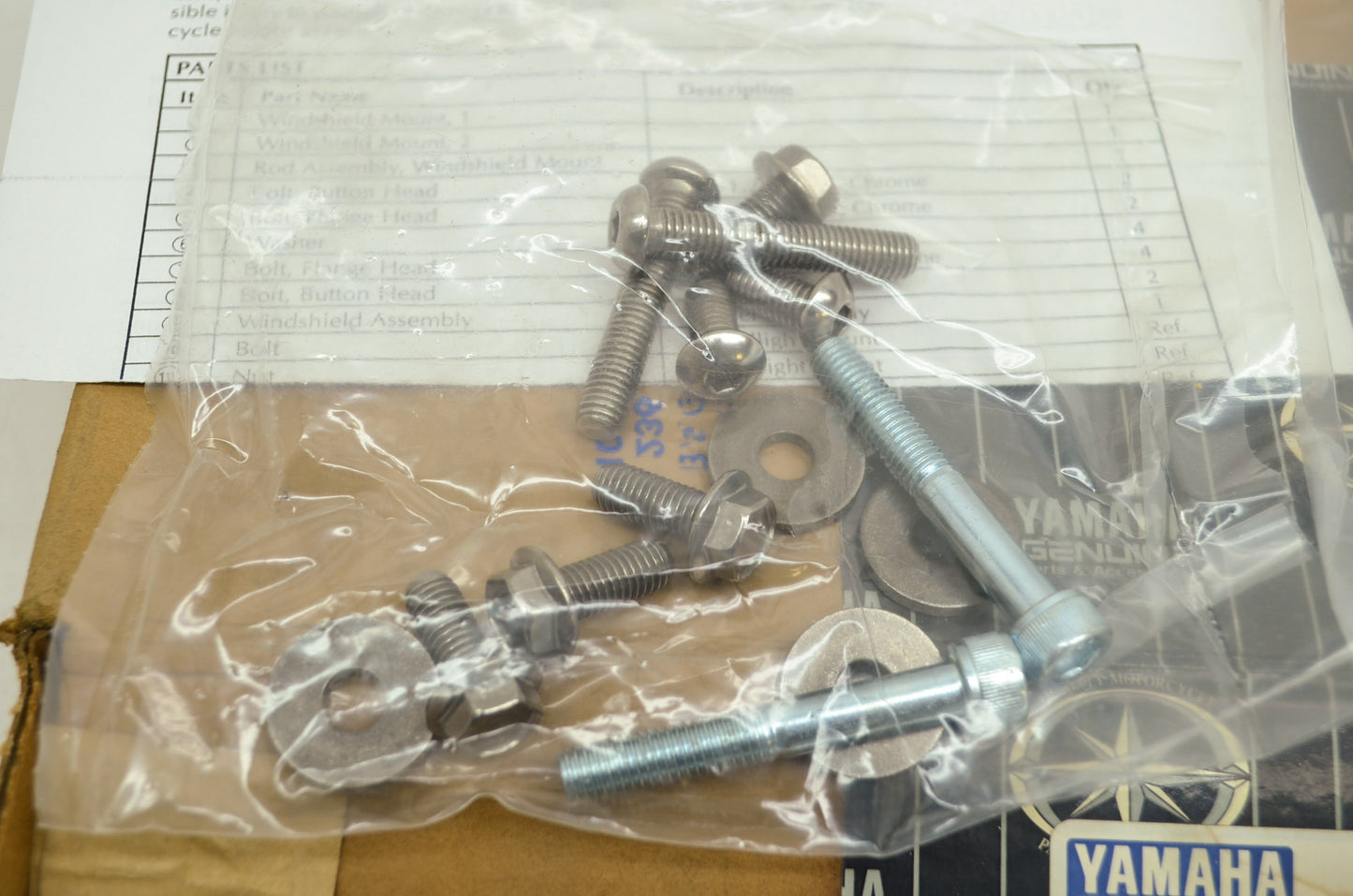 OEM Yamaha STR-5KS03-40-00 Windshield Mounts NOS