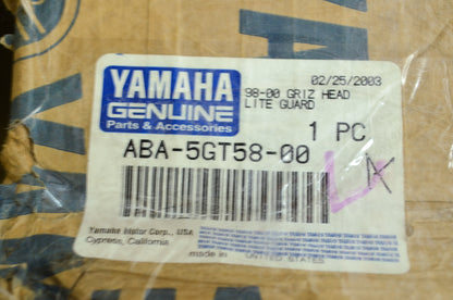 NEW OEM Yamaha Headlight Guard 1998-2000 Grizly ABA-5GT58-00-00 NOS