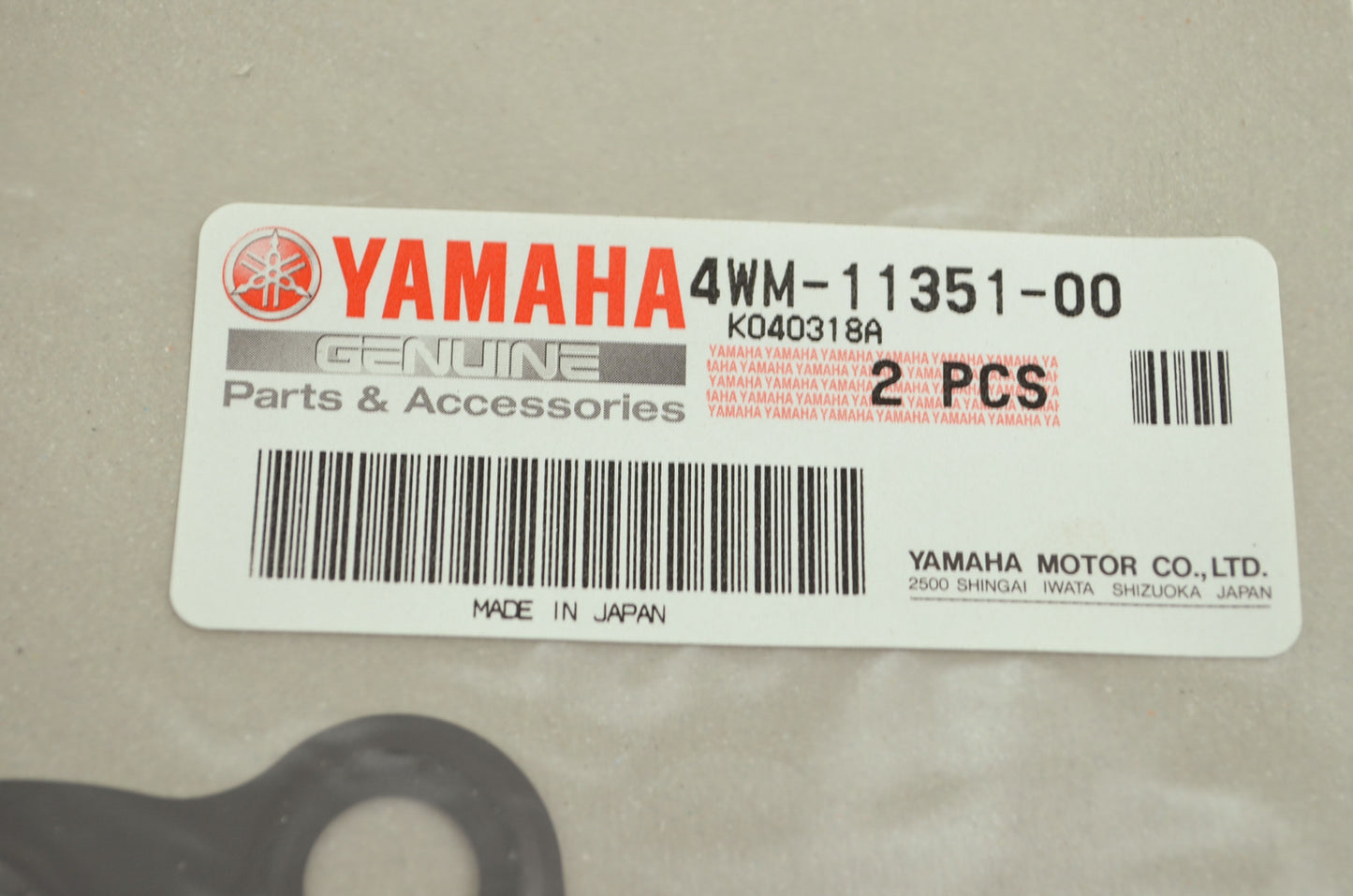 OEM Yamaha 4WM-11351-00-00 Cylinder Gasket NOS