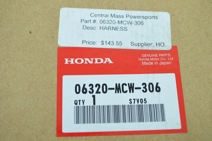 NEW OEM Honda Wire Harness 2004-2005 VFR600 VFR800 06320-MCW-306 NOS